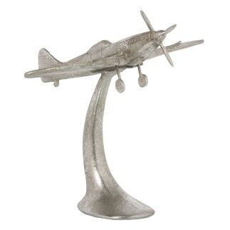 Figurine Décorative Alexandra House Living Argenté Acrylique Plastique Mélamine 24 x 21 x 22 cm