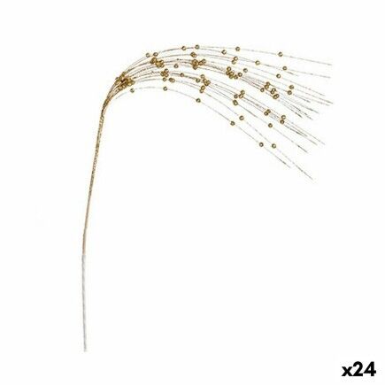 Flor Decorativa Bolas Dorado 78 x 2 x 9 cm (24 Unidades)