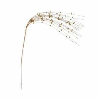 Fleur décorative Balles Doré 78 x 2 x 9 cm (24 Unités)