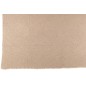 Plaid à bords effilochés en polyester beige 180x130cm Plaid à bords effilochés en polyester beige 180x130cm