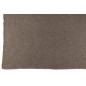 Plaid à bords effilochés en polyester marron 180x130cm Plaid à bords effilochés en polyester marron 180x130cm