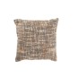 Coussin carré en polyester beige 45x45x12 cm Coussin carré en polyester beige 45x45x12 cm