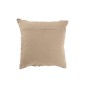 Coussin carré en polyester beige 45x45x12 cm Coussin carré en polyester beige 45x45x12 cm