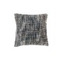 Coussin carré en polyester bleu 45x45x12 cm Coussin carré en polyester bleu 45x45x12 cm