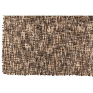Plaid in poliestere marrone 180x130cm
