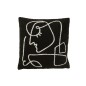 COUSSIN VISAGE ABS BOUC NOI/BC