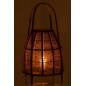 Lanterne sur pied en bambou marron 38.5x38.5x70 cm Lanterne sur pied en bambou marron 38.5x38.5x70 cm