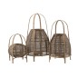 Lanterne sur pied en bambou marron 38.5x38.5x70 cm Lanterne sur pied en bambou marron 38.5x38.5x70 cm