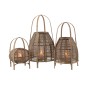 Lanterne sur pied en bambou marron 38.5x38.5x70 cm Lanterne sur pied en bambou marron 38.5x38.5x70 cm