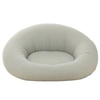 Materasso a ciambella in polipropilene grigio 150x175x75 cm