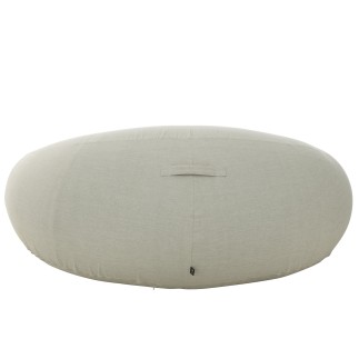Matelas donut en polypropylène gris 150x175x75 cm