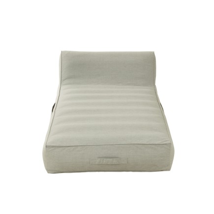 Matelas en polypropylène gris 160x82x50 cm