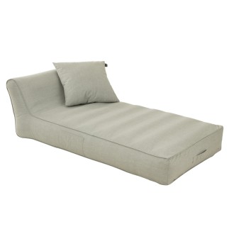 Matelas en polypropylène gris 160x82x50 cm