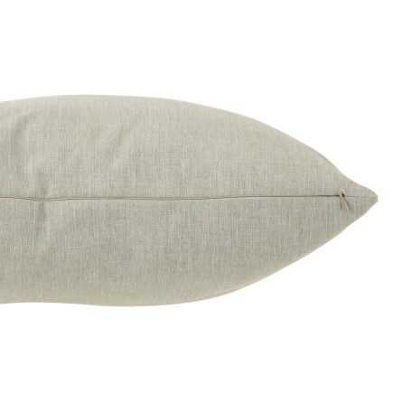 Coussin extérieur en polypropylène gris 50x50x18 cm