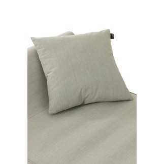 Coussin extérieur en polypropylène gris 50x50x18 cm