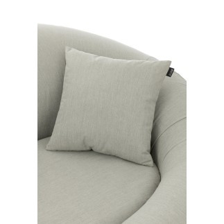 Coussin extérieur en polypropylène gris 50x50x18 cm
