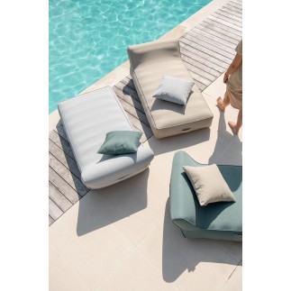Matelas en polypropylène vert 160x82x50 cm