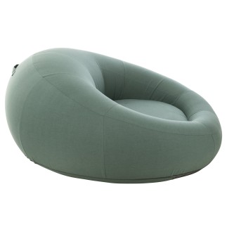 Matelas donut en polypropylène vert 150x175x75 cm