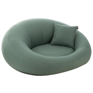 Materasso a ciambella in polipropilene verde 150x175x75 cm