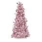 Albero di Natale 31 cm Bianco Rosa Argentato polipropilene PET 18 x 31 x 18 cm (48 Unità)