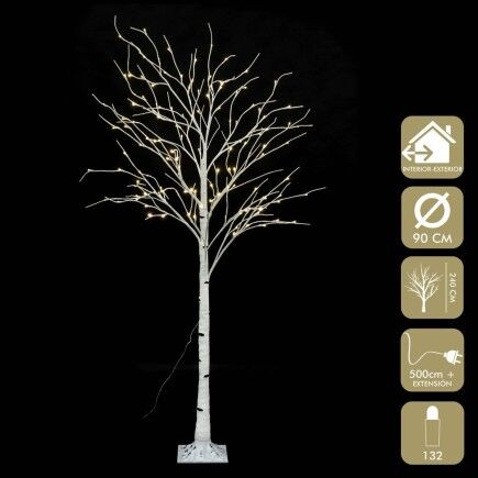 Sapin de Noël Métal Plastique 100 x 100 x 240 cm