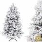 Sapin de Noël PVC Polyéthylène Ananas Enneigé 90 x 90 x 210 cm