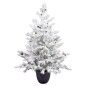 Albero di Natale Polietilene Ananas Nevoso 40 x 40 x 90 cm