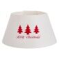Base per albero di Natale 57 x 57 x 28 cm Avorio