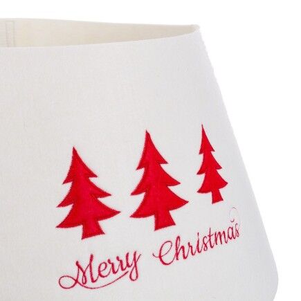 Base per albero di Natale 57 x 57 x 28 cm Avorio