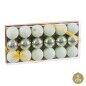 Bolas de Navidad Verde Plástico Ø 5 cm (18 Unidades)