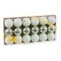 Bolas de Navidad Verde Plástico Ø 5 cm (18 Unidades)