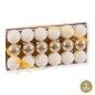 Bolas de Navidad Dorado Plástico Ø 5 cm (18 Unidades)
