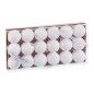 Bolas de Navidad Blanco Plástico Ø 5 cm (18 Unidades)