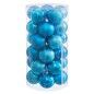 Bolas de Navidad Azul Plástico Ø 6 cm (30 unidades)