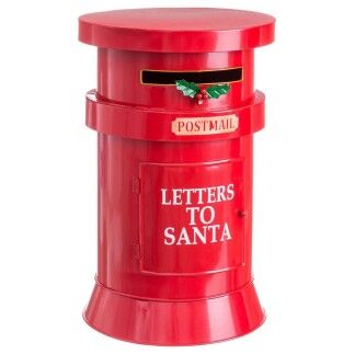 Adorno Navideño Rojo 23,5 x 23,5 x 38 cm
