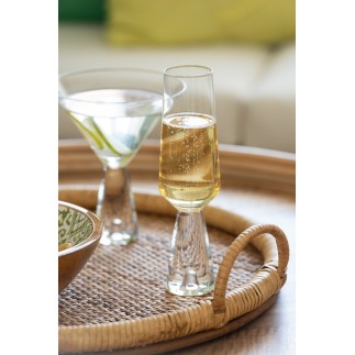 S/3 TRAY OVAL RATTAN/MET NAT
