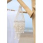 Suspension en coquillage blanc 20x20x70 cm Suspension en coquillage blanc 20x20x70 cm