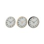Horloge murale en plastique multicolore 30x30x4 cm (Lot de 3) Horloge murale en plastique multicolore 30x30x4 cm (Lot de 3)