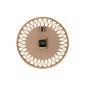 Relógio de parede em rattan natural 40x2,5x40 cm Relógio de parede em rattan natural 40x2,5x40 cm