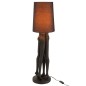 Lampe en résine noir 21x21x89.5 cm Lampe en résine noir 21x21x89.5 cm