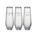 copia de Set de 3 vasos altos con texto plateado en vidrio transparente de 6x6x16 cm copia de Set de 3 vasos altos con texto plateado en vidrio transparente de 6x6x16 cm