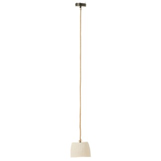 Lampe suspendue en papier blanc 20x20x15 cm