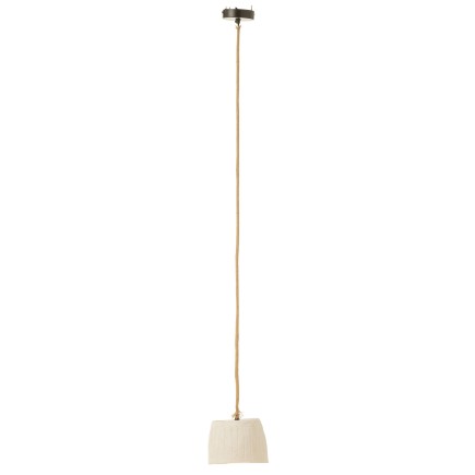 Lampe suspendue en papier blanc 20x20x15 cm