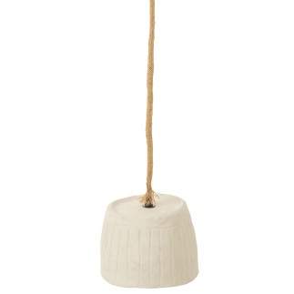 Lampe suspendue en papier blanc 20x20x15 cm