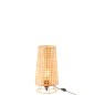 Candeeiro de mesa em rattan natural 20x20x36 cm Candeeiro de mesa em rattan natural 20x20x36 cm