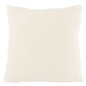 Cuscino quadrato in tessuto bianco 45x45x43cm Cuscino quadrato in tessuto bianco 45x45x43cm