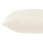 Cuscino quadrato in tessuto bianco 45x45x43cm Cuscino quadrato in tessuto bianco 45x45x43cm