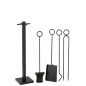 Accessoires pour Braséros et Cheminées en métal noir H.76cm Accessoires pour Braséros et Cheminées en métal noir H.76cm