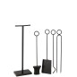 Accessori per caminetto e braciere in metallo nero H.61 cm Accessori per caminetto e braciere in metallo nero H.61 cm