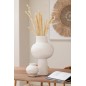 Vaso di cartapesta bianco 30x30x50 cm